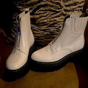 Marc Fisher Ankle Boots with Black Soles